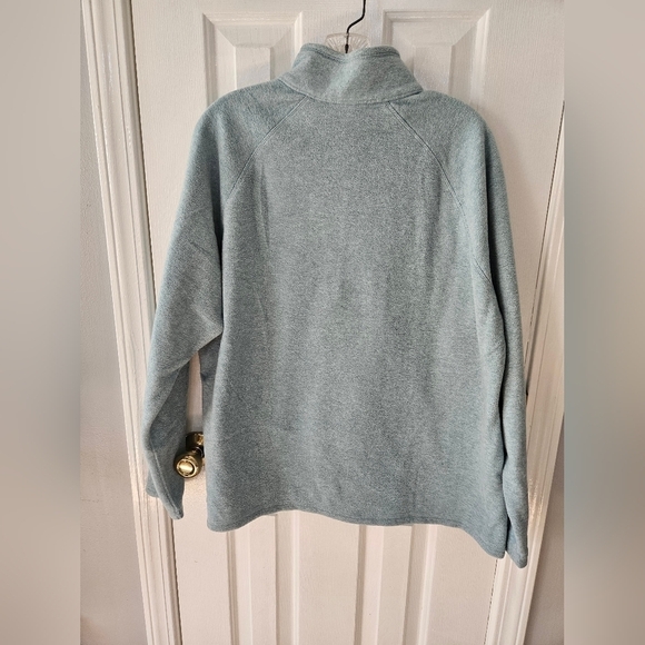 Eddie Bauer Blue Fleece pull over size XL - Picture 4 of 6